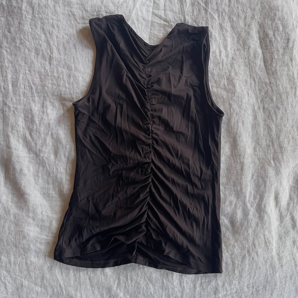 Veronica Beard Neeta Ruched Sleeveless Top (Size S) NWOT - Picture 7 of 8